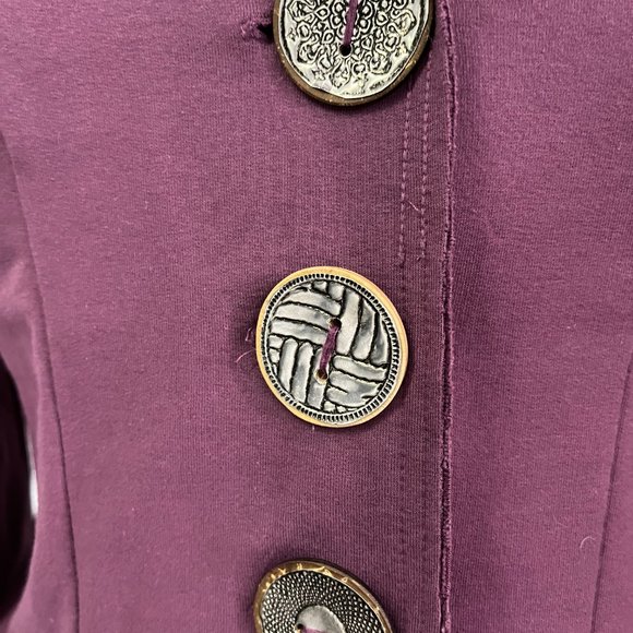 Neon Buddha Women's Jacket Purple Light Weight Size Small - Picture 2 of 7